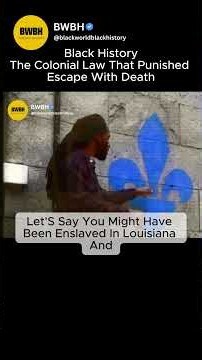 Black History: What the Code Noir Really Said About Slavery'' #blackhistory #america #shorts