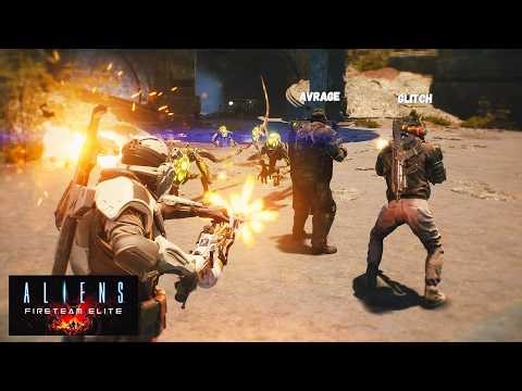 🔴 Aliens: Fireteam Elite LIVE | First Time Playing With AvRage and Glitch 👽🔥#1