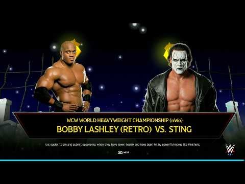 WWE 2K25 — Bobby Lashley vs Sting — No DQ Match World Title Almighty vs Crow