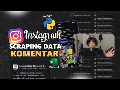 Cara Scraping Komentar Instagram dan Download Otomatis ke Excell