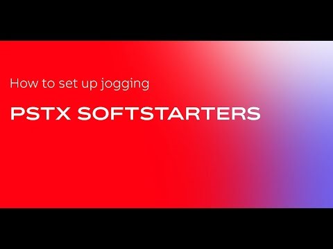 How to use the Jogging function on ABB PSTX Softstarters?