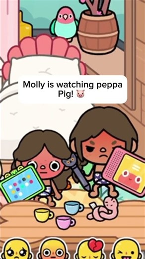 Molly is watching peppa pig!!🐷 