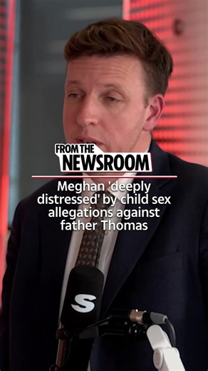 Meghan Markle says she is “deeply distressed” over “sickening” child sex image allegations about her father revealed by The Sun. Click above to read more. #news #newsroom #royals #meghanmarkle #crime
