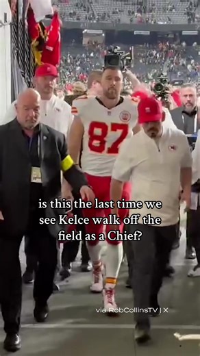 Could be the final time we see this legend walk off the field #traviskelce #chiefs #nfltiktok