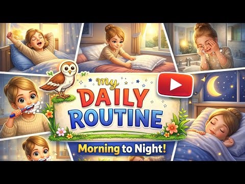 Learn Daily Routine in English | Morning to Night Routine | English Speaking Practice