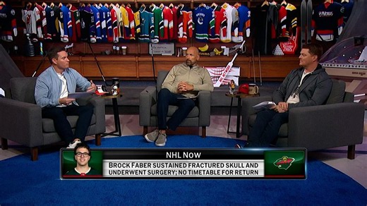 The crew discusses Brock Faber's injury