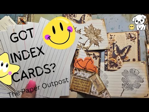 Dollar Store Index Cards = 3 Junk Journal Crafts You’ll Love! Beginner Friendly! The Paper Outpost