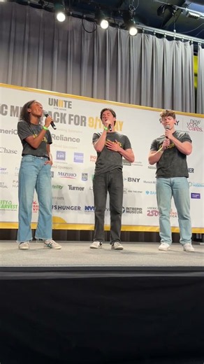 Runako Campbell, Eli Talley, and Wes Williams sing "The Rising" by Bruce Springsteen