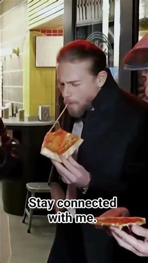 The pizza was great... #charliehunnam