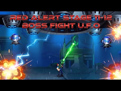 Matel Squad Red Alert Stage 11-12 Boss Fight U.F.O Final Part Full Gameplay