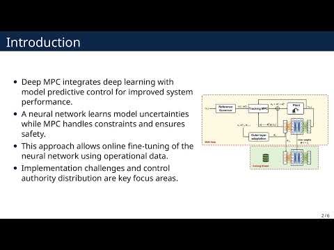 Algorithmic design and implementation considerations of deep MPC
