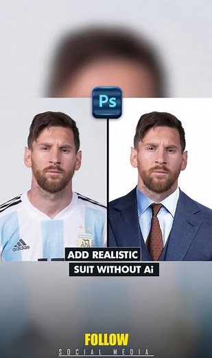 How to add real suit from any image in adobe photoshop tutorial #rggraphic | RG Graphic