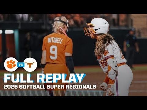 Clemson vs. Texas: 2025 NCAA softball super regionals Game 1 | FULL REPLAY