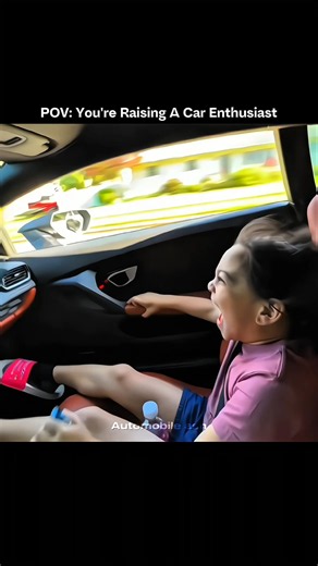 A Future Car Enthusiast In The Making 😭