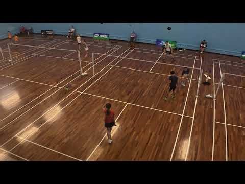 Badminton Alberta | CWC Tournament | U15 Mixed Doubles | Gian & Selena vs Rylan & Quorra | Set 2