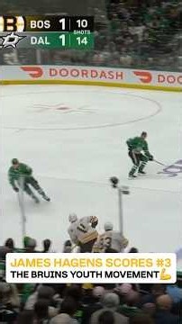 Bruins Youth Movement Continues to SURGE with James Hagens Goal