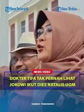Dokter Tifa Dulu Tak Pernah Lihat Jokowi Ikut Dies Natalis UGM, Tidak Seperti Mahfud MD