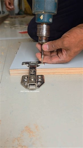 Perfect Soft Close Cabinet Hinges Installation 🔧 | Satisfying Woodworking Shorts #shortvideo