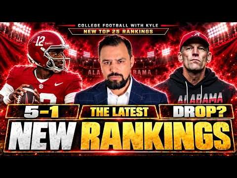 NEW CFB Rankings | Where is Alabama after losing to Georgia?