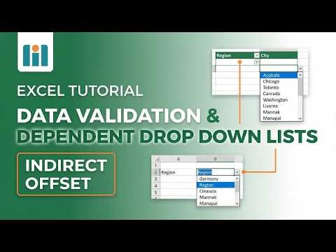 How to Create Dynamic Dependent Dropdown Lists in Excel (Step-by-Step)