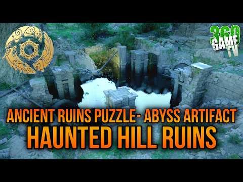 Crimson Desert Haunted Hill Ruins Puzzle Solution - Free Nature's Snare Skill - Ancient Ruins