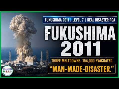 Fukushima Nuclear Disaster 2011 │ Man-Made Disaster | EHS Root Cause Analysis