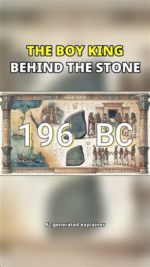 How a 5-Year-Old King Led to the Rosetta Stone #Shorts