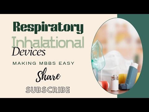 Inhalational devices - pharmacology