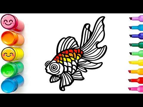 Drawing and Coloring a Vibrant Fish | Easy Step by Step Drawing Tutorial