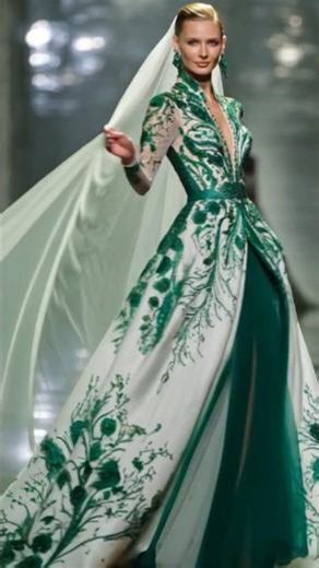 ✨ A Spring Bride Blooming in Emerald ✨