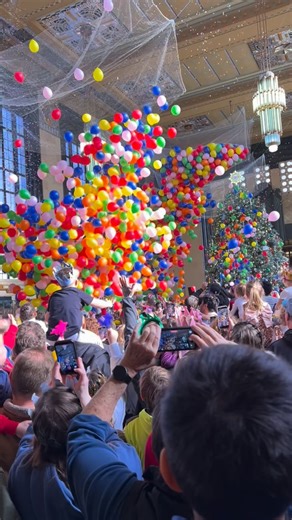 The Durham Museum on Instagram: "And away they fall!!! Happy Noon Year to all!! #DurhamMuseum #Omaha #NoonYearsEve"