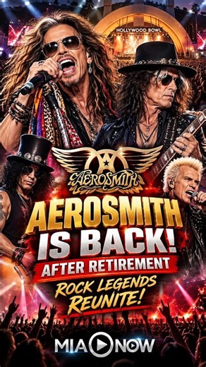 Aerosmith Returns After Retirement — With Slash, Billy Idol & More! #MiaNow