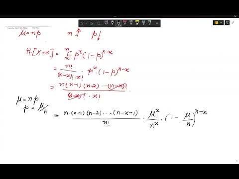 Poisson approximation to Binomial distribution