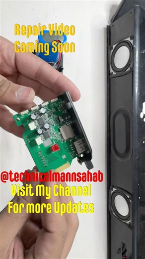 Mini Soundbar Not Charging? Fix PCB & Battery Fast! 🔋 #shortvideo