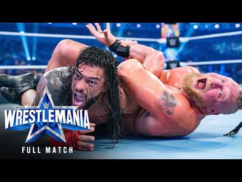 FULL MATCH: Brock Lesnar vs. Roman Reigns | Winner Take All Title Unification Match: WM 38