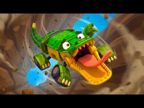 CROCODILE TRUCK has an accident! Help him, elephant FIRETRUCK! | Cars Rescue Team