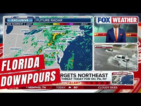 Developing Storms Pose Damaging Wind Threat As Heavy Rain Soaks Florida