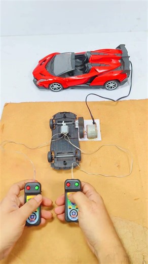 RC Lamborghini Powered by DC motor Generator / Remote control car with DC motor /Unboxing Rc car