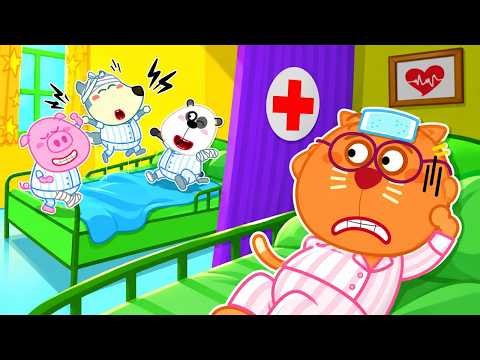 Kat Can't Rest in the Hospital! 🙅 Good Manners for Kids | Kat Family