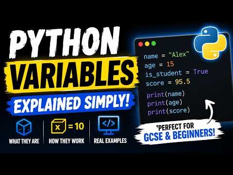 Python Variables Explained Simply (Beginner Guide)