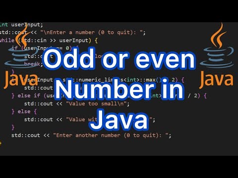 Check if a number is odd or even in Java