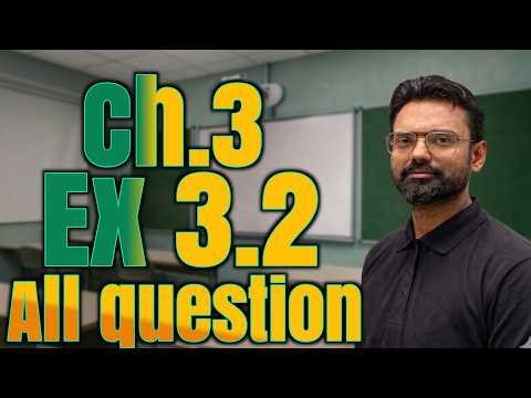 Class 10 Maths Ex 3.2 All Questions Solution | Pair of Linear Equations | NCERT
