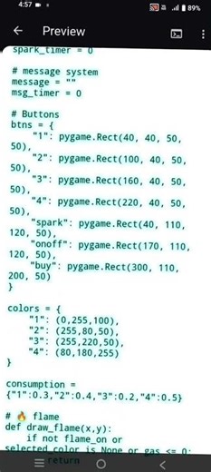 “Interactive Flame Lighter in Python + Phonk Sound Effect ⚡” #python