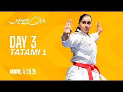 LIVE 🔴 Karate One Youth League Manila 2026 | Day 3 – Tatami 1