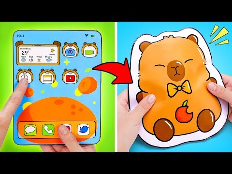 ¡Haz y Desempaqueta los Gadgets Capy! 🐾✨ Manualidad de Papel Inspirada en Zootopia
