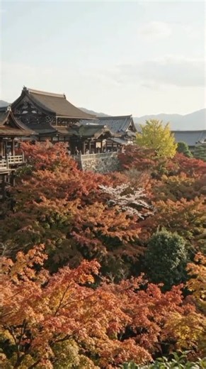 Kyoto Japan in Autumn 🍁🇯🇵 | Kiyomizu-dera Temple Looks Unreal! ✨
