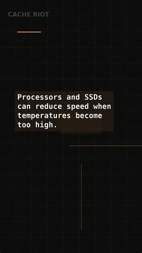 Thermal Throttling: What Actually Affects Speed on Modern PCs | CacheRiot #Shorts