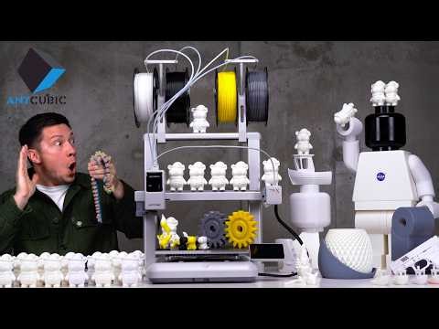 ANYCUBIC Kobra X Review — 72-Hour 4-Color Printing Marathon