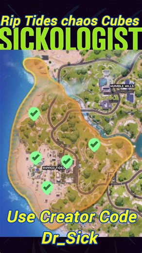 Fortnite Rip Tides Chaos Cubes Locations