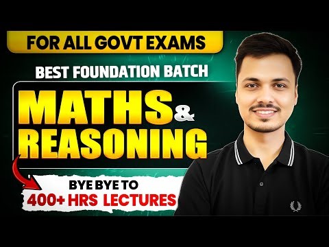 Maths + Reasoning Complete Course 🚀 | SSC, Railway, State Exams | Basic to Advanced #SSC #railway
